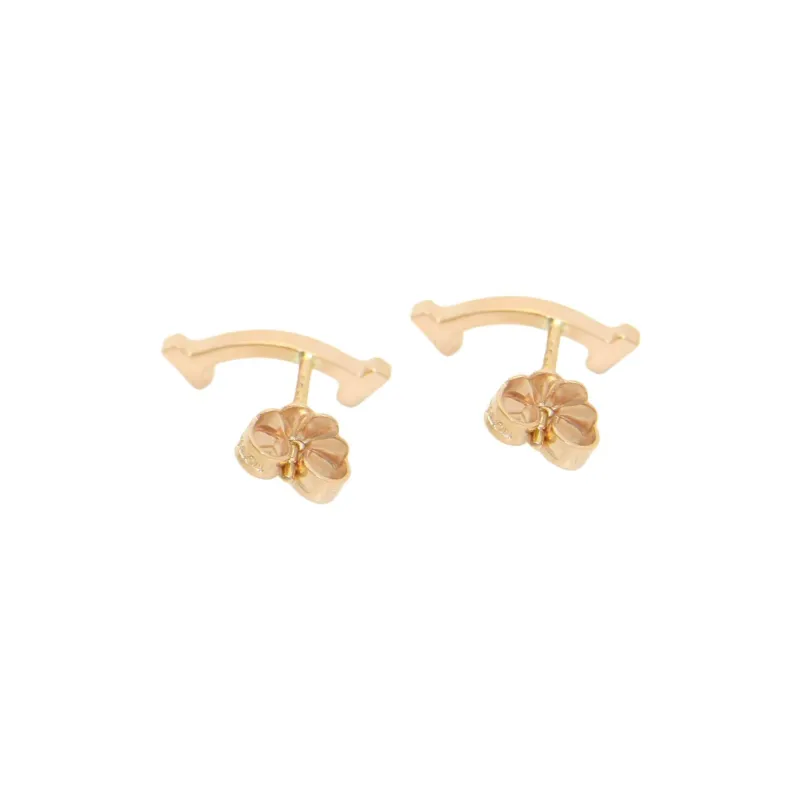 TIFFANY & CO. 18K Gold Earrings Unisex Gold-0