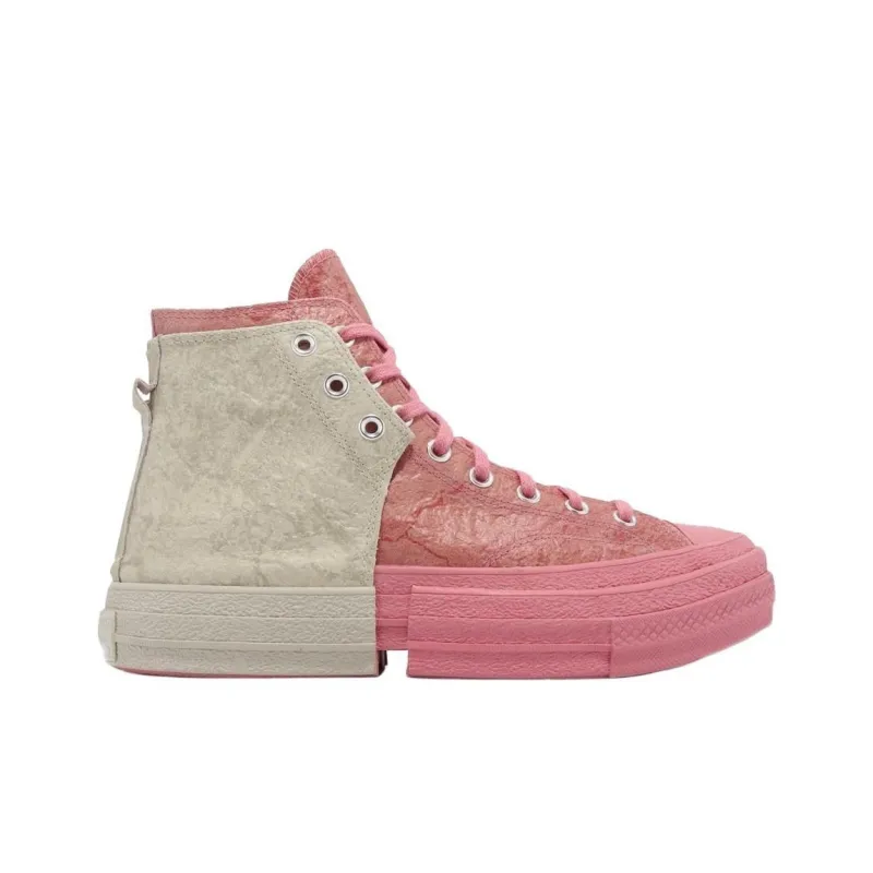Converse x Feng Chen Wang 1970s High Top Canvas Shoes Unisex Gray Pink-1