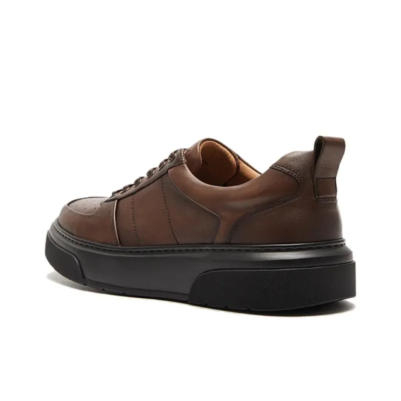 Le Saunda Height Increasing Low-Top Skateboard Shoes Men's-5