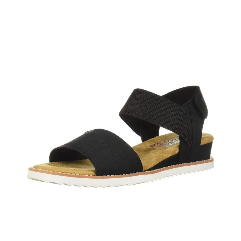 Skechers DESERT KISS Beach Sandals Women's Black-0