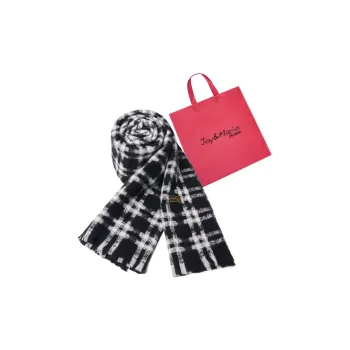 Joy&Mario British Style Commute Students Unisex Black Checkered