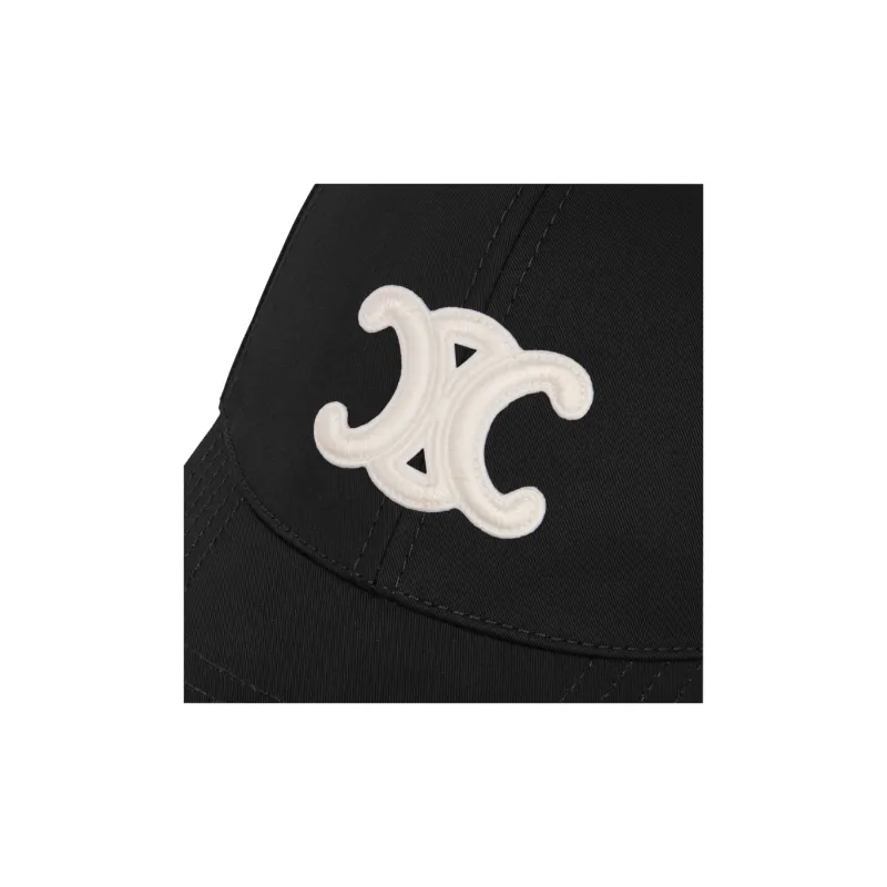 CELINE Triomphe Baseball Cap In Cotton-4