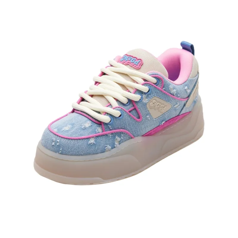 M26D Anti-Slip Wear-Resistant Low-Top Skateboard Shoes Unisex Blue-3