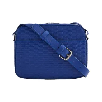 KITH Saffiano Leather Camera Bag Shoulder Bag Crossbody Bag Women's Blue