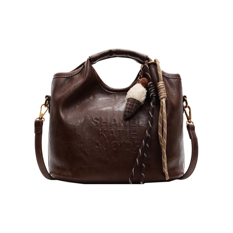 Yalu PU Handbag Medium Size Women's Black/Brown/Coffee-4