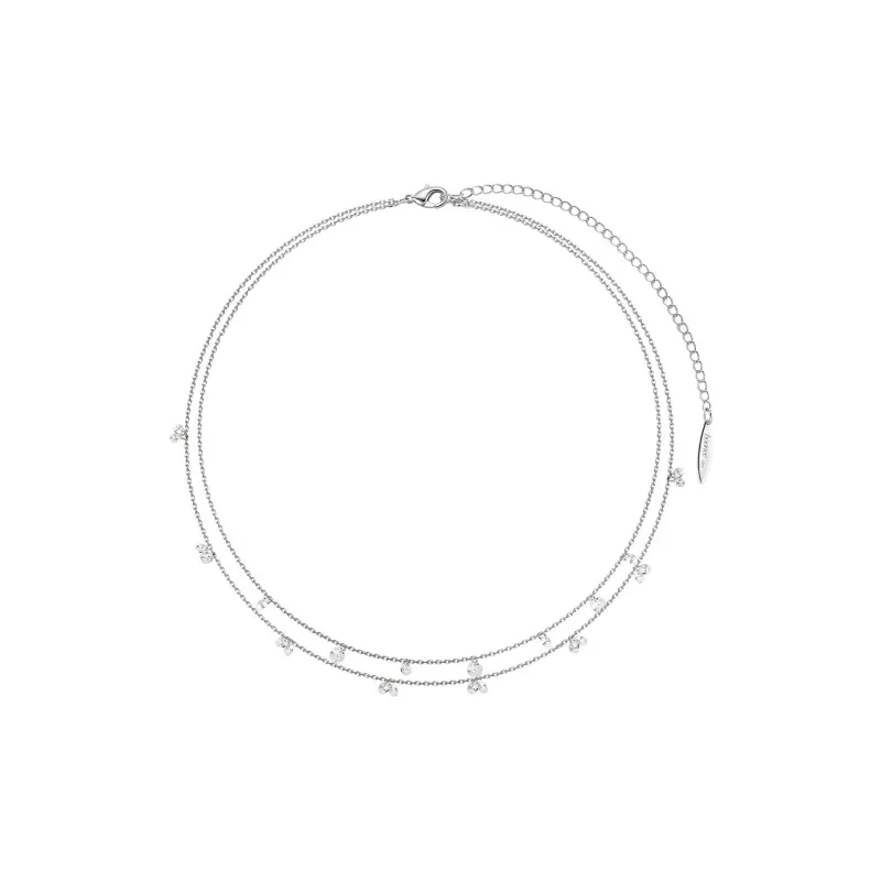 BOONEE ALUS White Gold Plated Copper Necklaces Women's-0