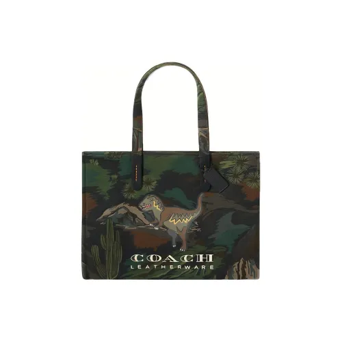 COACH Recycled tote Laurent Canvas tote Laurent Shoulder Bag Handbag Men's Green