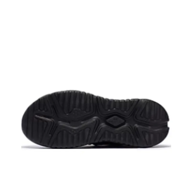 361° Anti Slip Wear Resistant Low Top Chunky Sneakers Men's Black-3