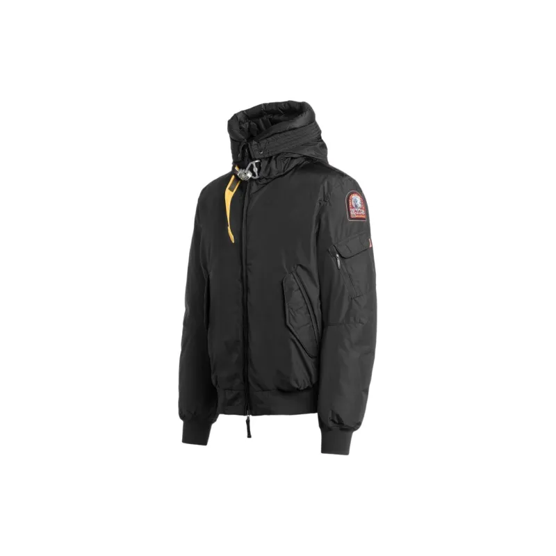 PARAJUMPERS Logo Patch Hooded Jacket-2