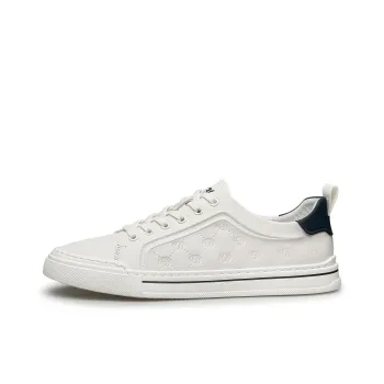 ZRO Skateboard Shoes Men Low Top White Blue/White Red