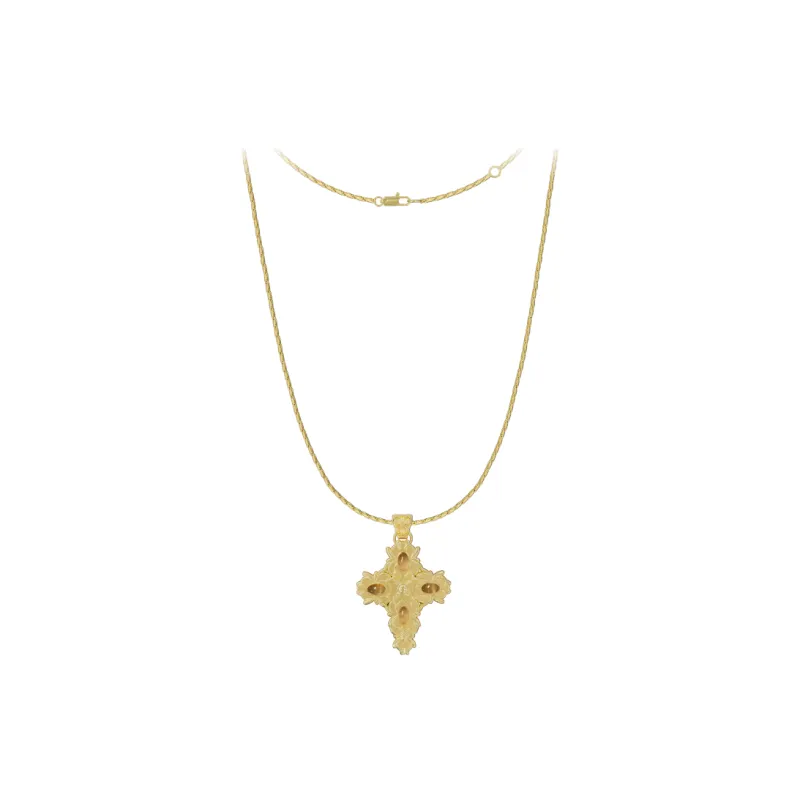 Juunngle Lab Gold Plated Copper Necklaces Women's-0