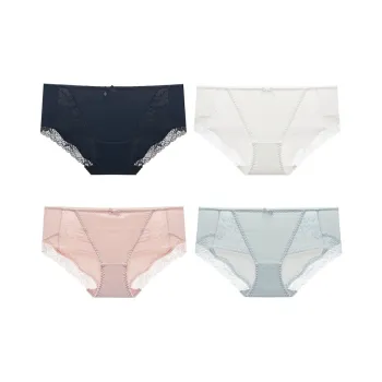 MY BODY Sexy Lace Underpants Women's 4 Pack