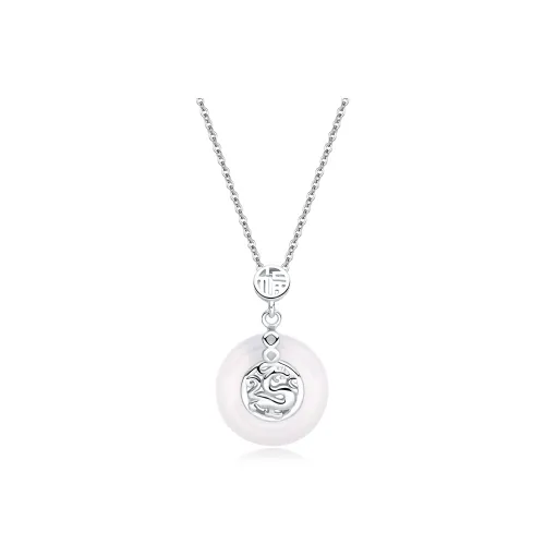 CHINA GOLD Chalcedony Necklaces Women's