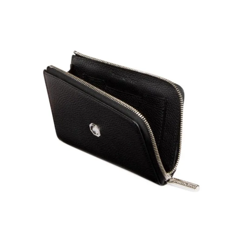 STEFANO RICCI Calfskin Wallet Men's Black-3