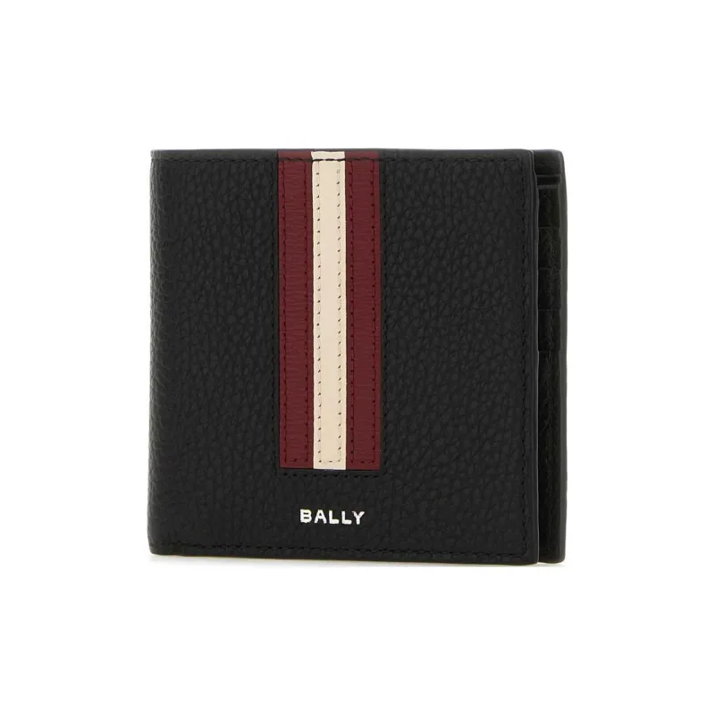 BALLY Ribbon Leather Bifold Wallet-1