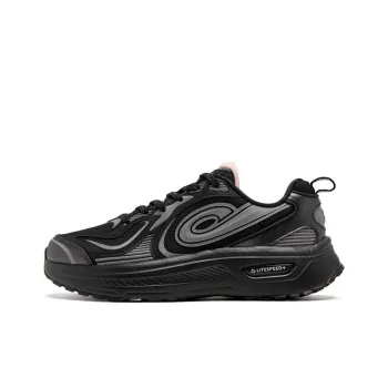 QIAODAN Cushioning Rebound Low Top Q LITESPEED Technology Running Shoes Women's Black Gray