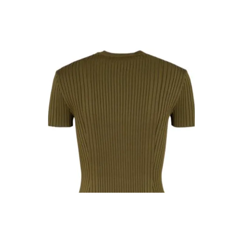 Givenchy Short-Sleeved Dresses Women's Green-4
