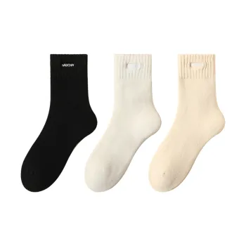 MIIOW Trend Party Series Mid Calf Socks Unisex 3 Pack