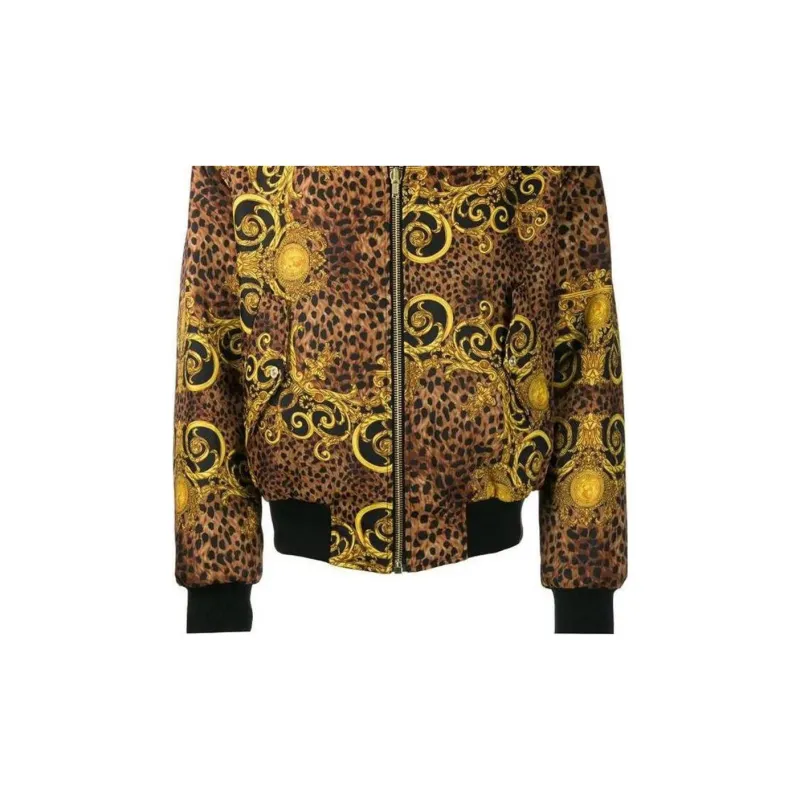 VERSACE SS23 Baseball Jacket Men's Black-4