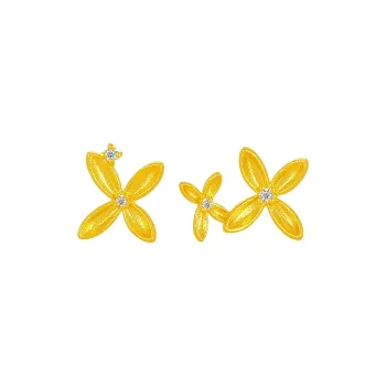 May10th S925 Silver Stud Stud Earrings Women's