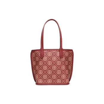 PAYOT Microfiber Synthetic Leather Wedding Handbag Regular Women's Burgundy