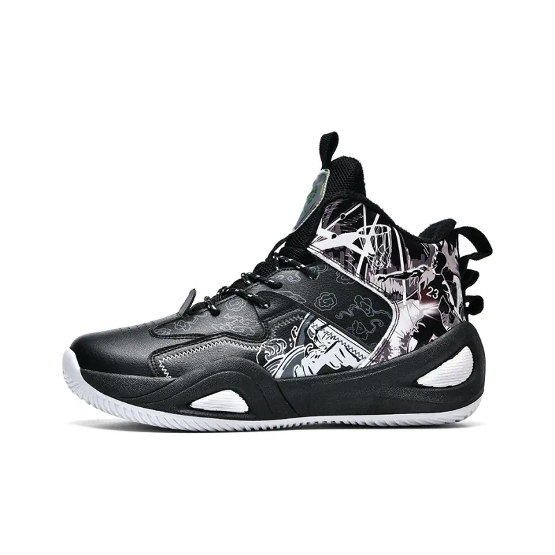 SOURCE Basketball Shoes Unisex High Top White/Pink/Aqua/Black-14
