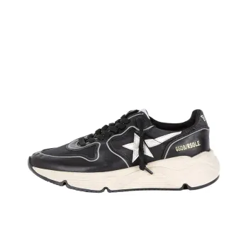 Golden Goose Running Sole Low Top Casual Shoes Women's Black