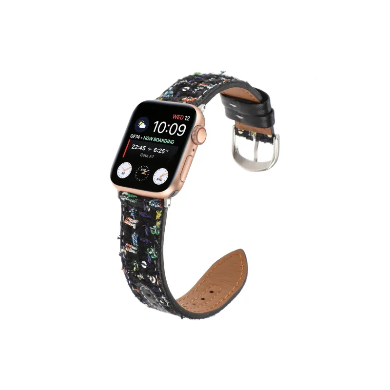 AOMN Watch Band Apple Compatibility Plush Material-7