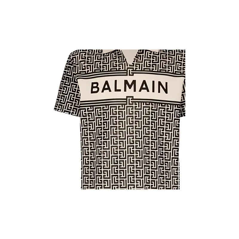 BALMAIN Polo Shirts Men Brown-5