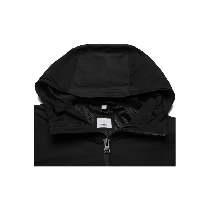 Burberry Zipped Hooded Windbreaker-1