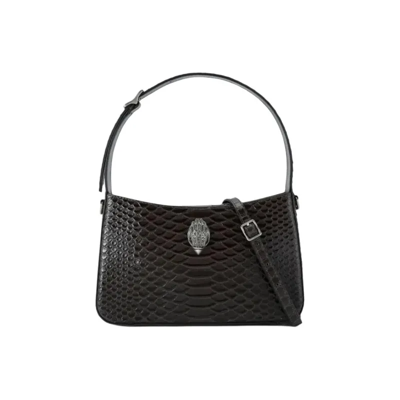Kurt Geiger London Leather Shoulder Bag Women's Brown-0