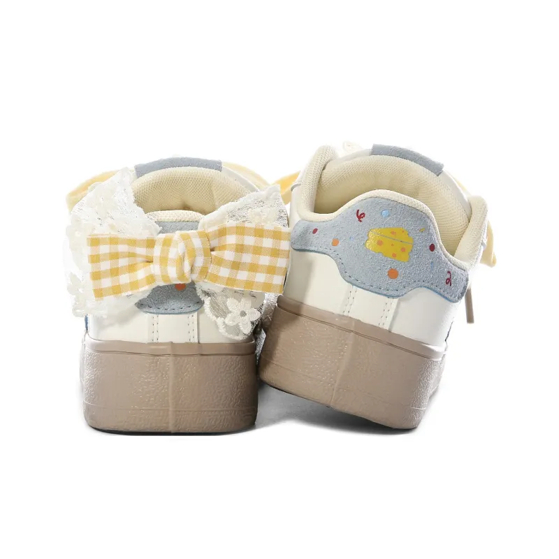 Lovely You Lightweight Wear-Resistant And Slip-Resistant Low-Top Skateboard Shoes Women's-4