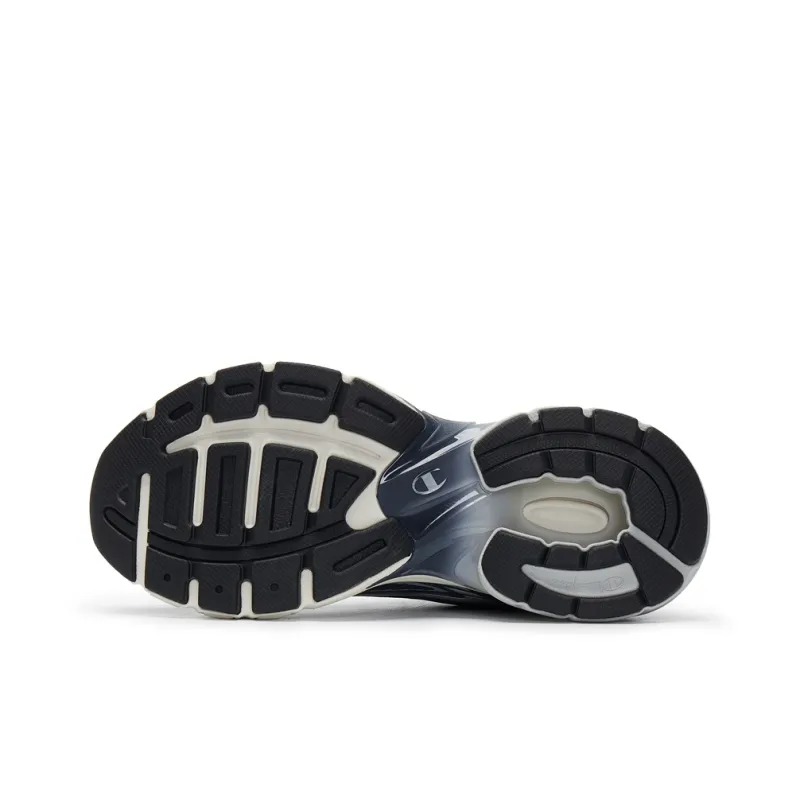 Champion Low Top Running Shoes Men's Marine Blue/Silver White-4