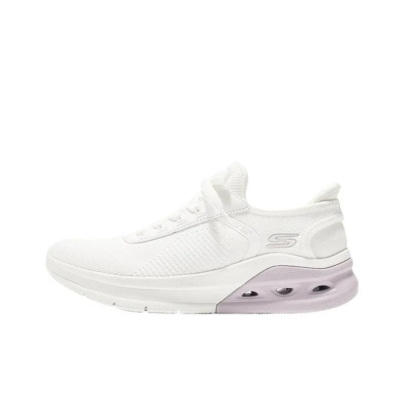 Skechers Bob's Anti-Slip Wear-Resistant Low-Top Casual Shoes Women's White-0