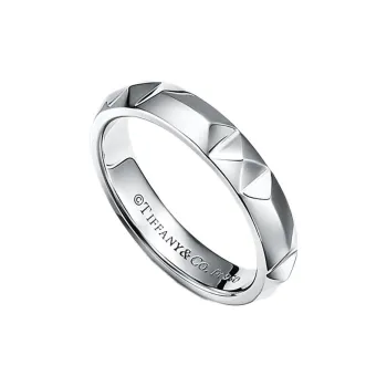 TIFFANY & CO. Platinum Rings Unisex Silver