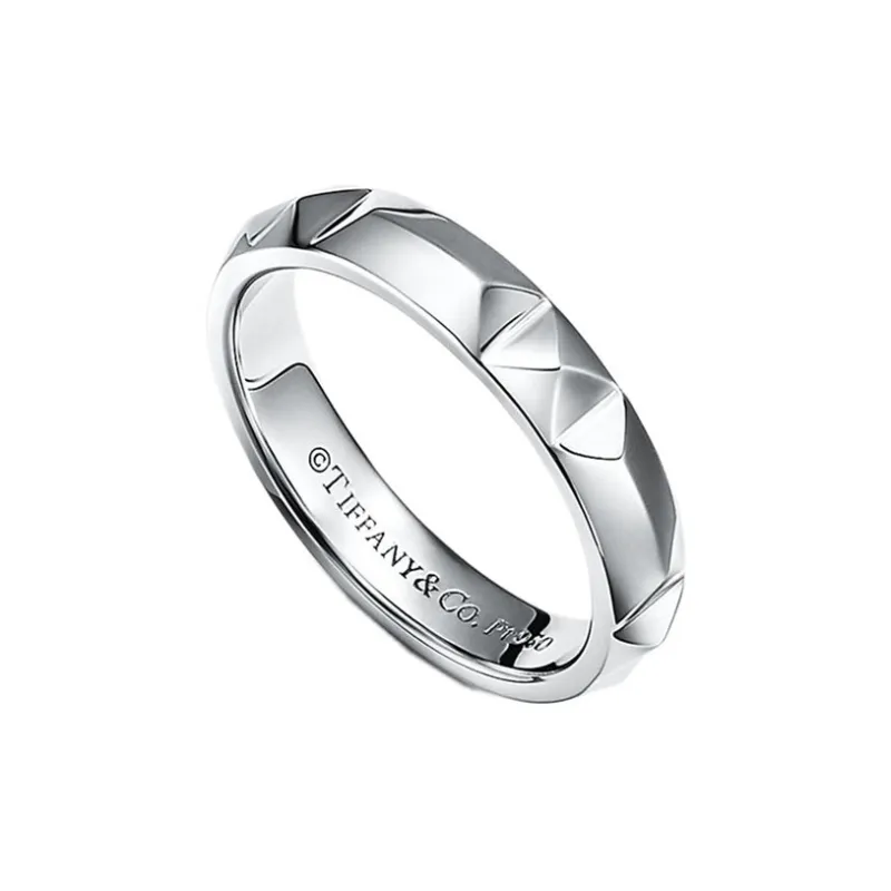 TIFFANY & CO. Platinum Rings Unisex Silver-0