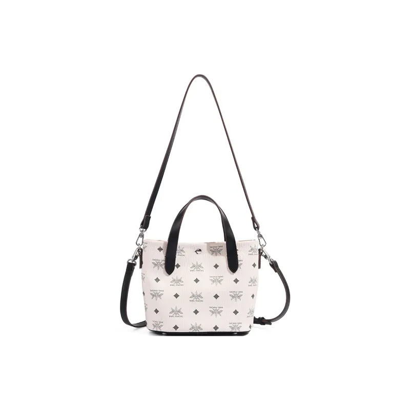 MISS GAIL Artificial Leather One Shoulder Handbag Crossbody Bag Women's Pink/Black White/Beige Yellow-9