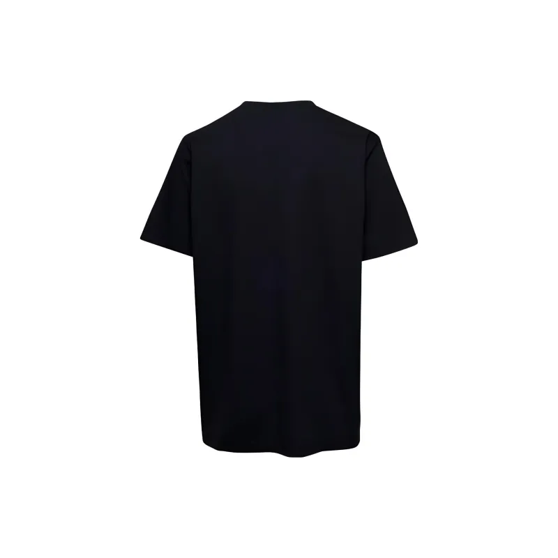 BALMAIN Flocked logo Cotton T shirt-1