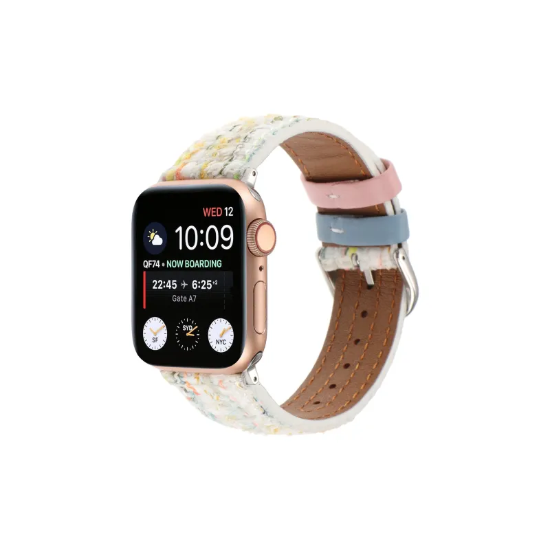 AOMN Watch Band Apple Compatibility Plush Material-8