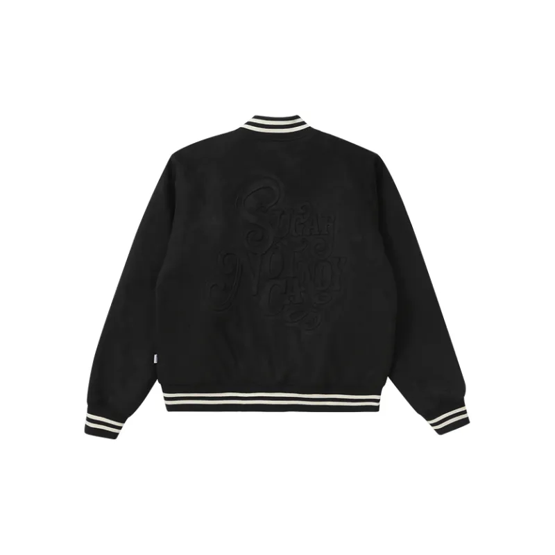 Candymade Haus Baseball Jacket Unisex Black-1