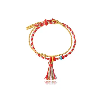DONGFANGJIE Cotton Rope Fabric Bracelet Lanyard Unisex