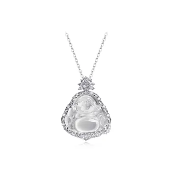 Bermuda Eyes Chalcedony Necklaces Women's