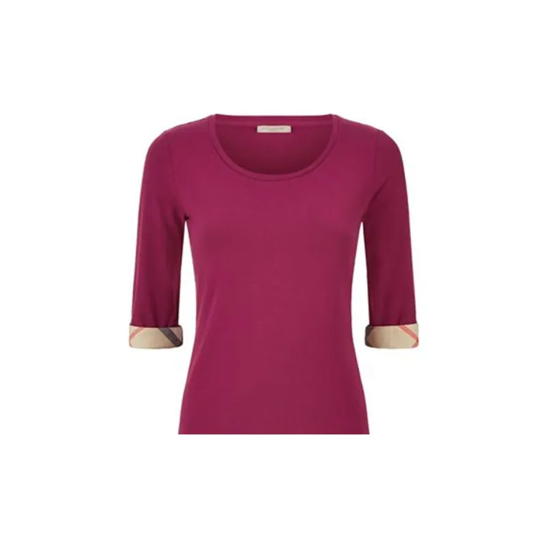 Burberry T Shirts Women's Pink-4