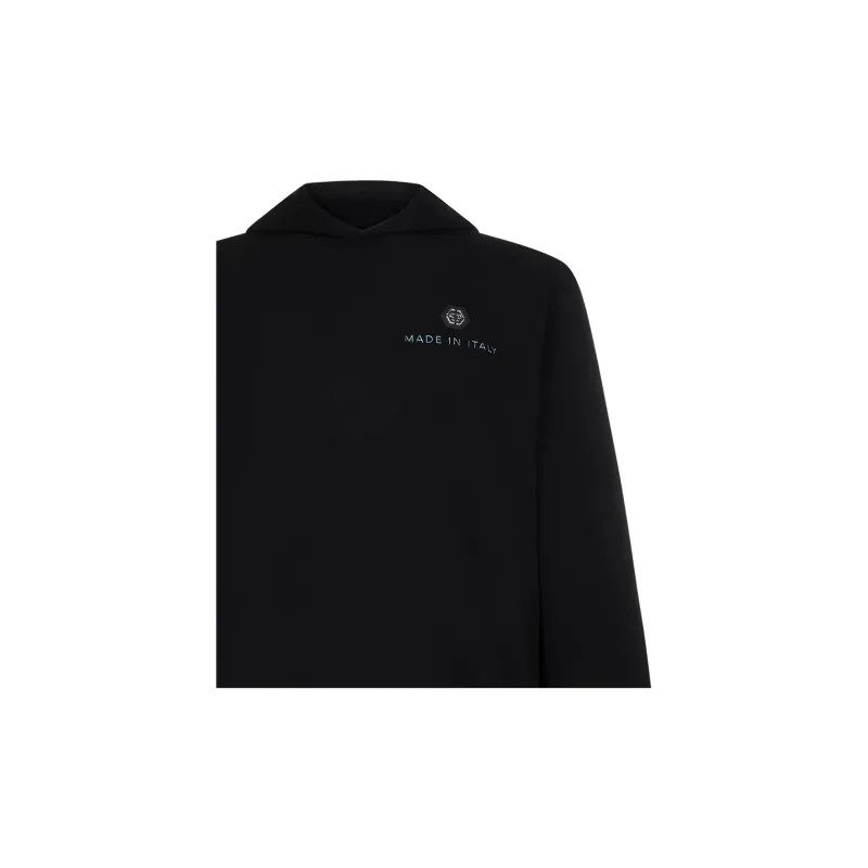 PHILIPP PLEIN Logo Printed Long Sleeved Hoodie-4
