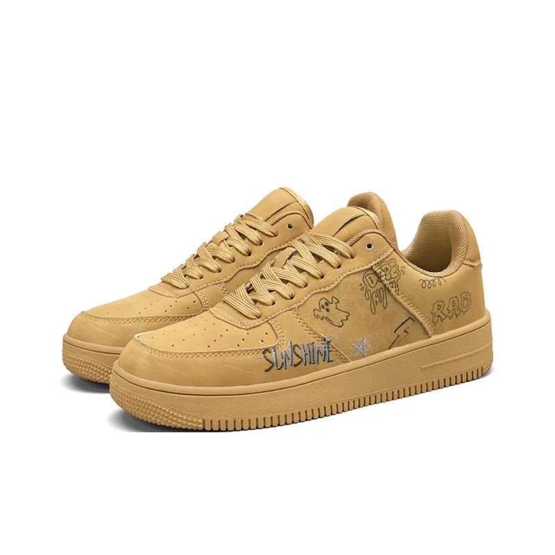 TCELLARS Abrasion Resistant Lightweight Height Increasing Low Top Skateboard Shoes Unisex Exclusive Box-93