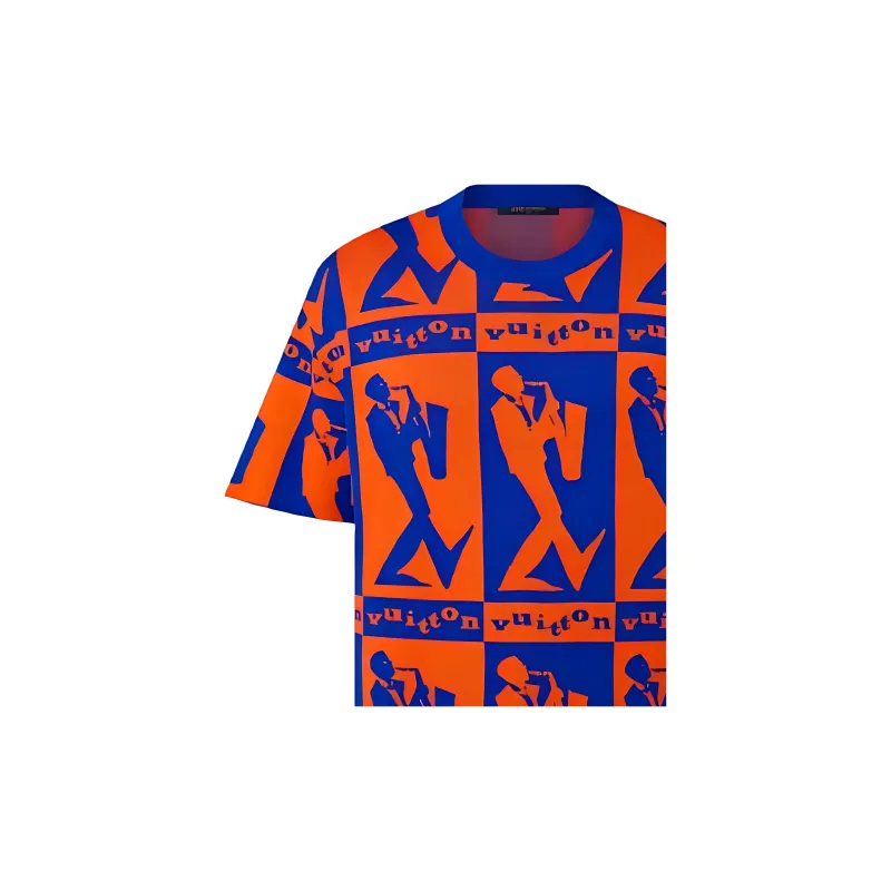 LOUIS VUITTON SS23 T Shirt Men's Orange-1