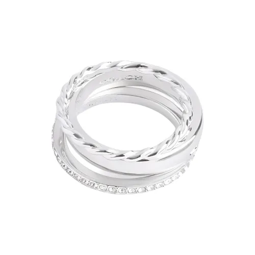 COACH Glass Rings Women's Silver