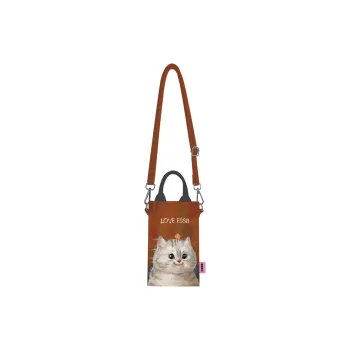 Perfect Styles Fabric Cell Phone Pouch Crossbody Bags Small Size Women's Multicolor