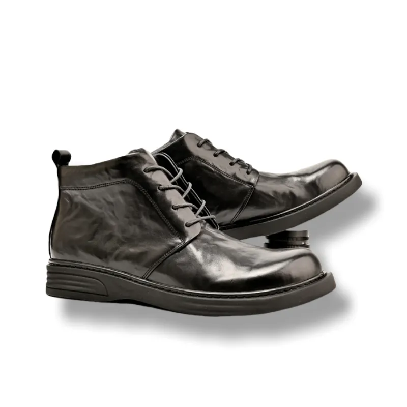 Brounvanm Ankle Boots Men's Black-3