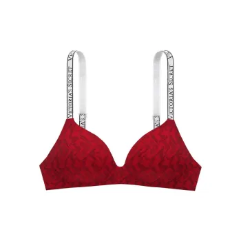 Victoria's Secret Bra Women's Red Snakeskin Print